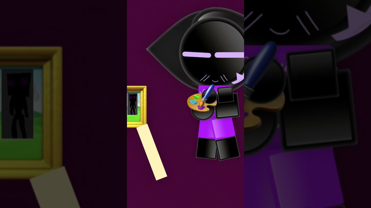 I draw enderlily's dad/papa/enderman from Minecraft/enderman