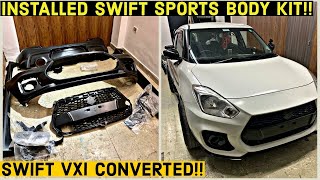 Installed Swift Sports Body Kit | New Swift Sports 2021 Body Kit | Modified New Swift VXI from Delhi