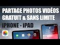 Partager des photos et des vidéos grâce aux albums partagés iCloud