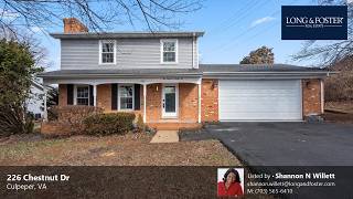 Sale: 3 Beds - 2 Baths - 1368 sq ft - Culpeper - VA [$399,500] MLS #: VACU2012004