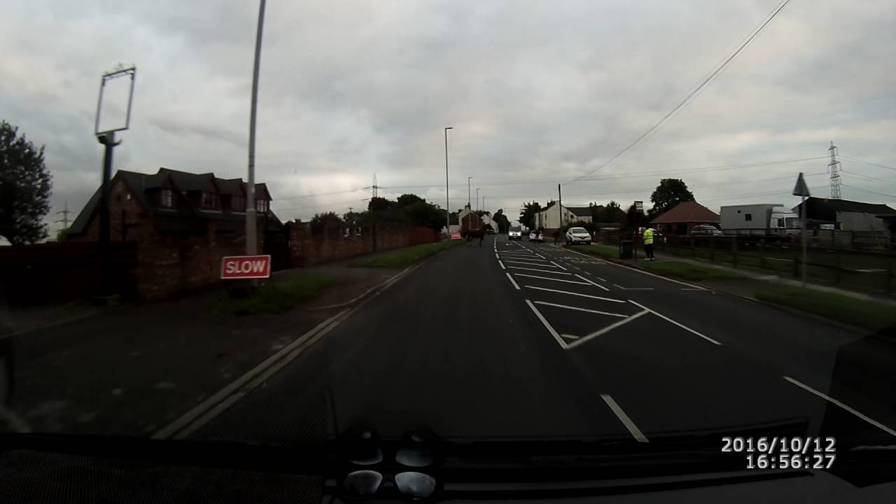 DASH CAM   HORSE THROWS RIDER LOFTHOUSE