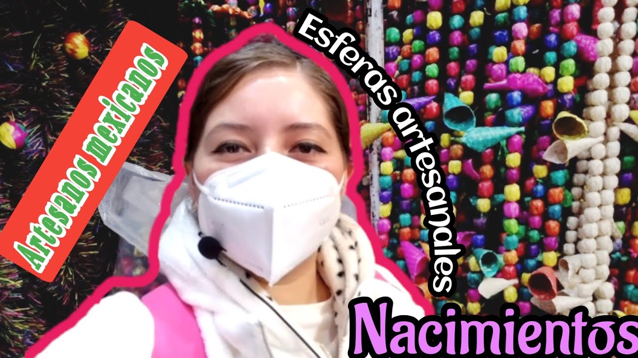 Coronas de palma,nacimientos,esferas artesanales/Creadas por artesanos  mexicanos en la Merced CDMX