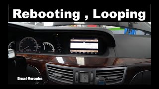 Mercedes S550 COMAND System Rebooting Looping Radio CD Navigation