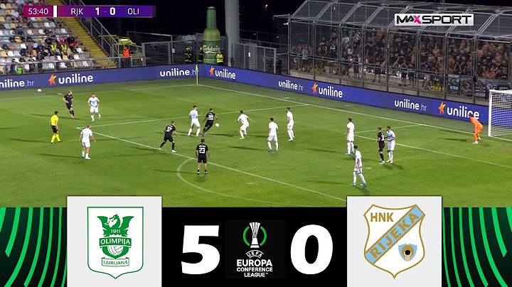 Olimpija Ljubljana proti HNK Rijeka [5-0] | Konferenčna liga končnica 2024/25 | Vrhunci tekme!