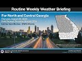 Weekly Weather Briefing for August 20th, 2026