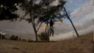 Ponei Bounce - Nokaya Slackline - Static Seshion GO PRO 3 [HD]