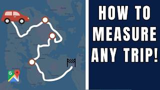 Google Maps - Measure a Driving Distance of a Trip