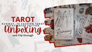 Kickstarter arrival! Unboxing and flip through of the Runway Tarot