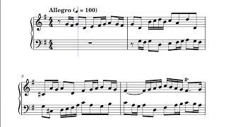 Invention In G Major Op.190 No.1
