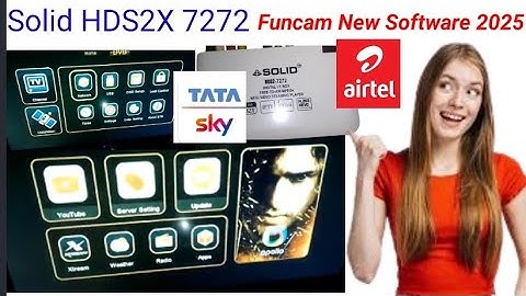 Solid Box -7272 Funcam New Software Updates 2025 @ReceiverOptions