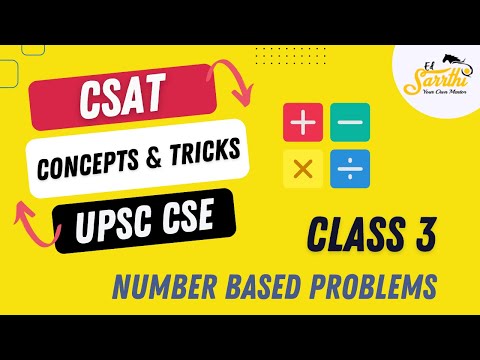 CSAT For UPSC IAS - Number Based Problem - Class 3