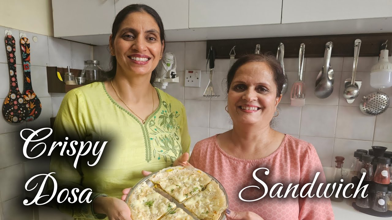 Dosa Sandwich Recipe | Cheesy and Crispy | #amazing #recipe #yummy #crispy #dosa #trending 