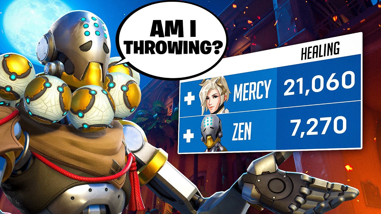 Did This Zenyatta Throw From Their "Lack Of Heals?" - Overwatch 2 Spectating