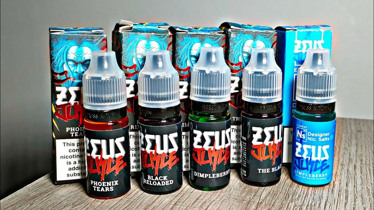Zeus Juice Eliquid Vape Flavours (Review)