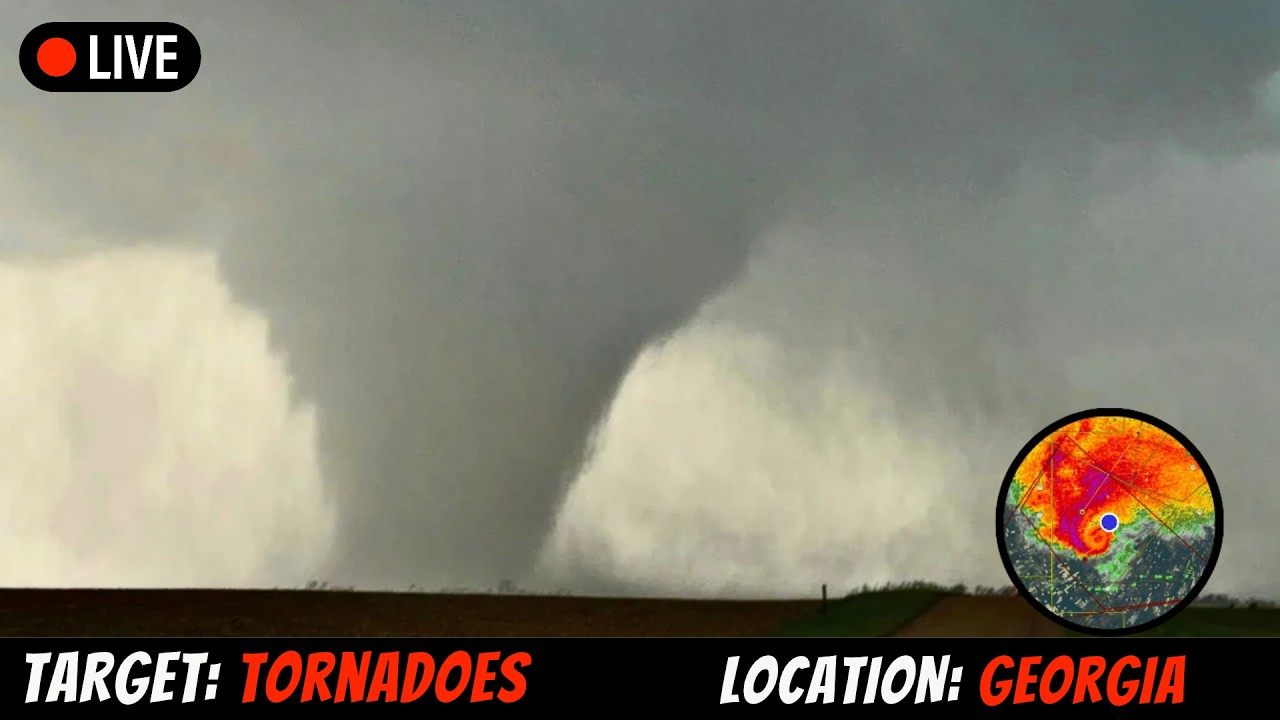 🔴 Tornado Threat in South Carolina - LIVE STORM CHASER