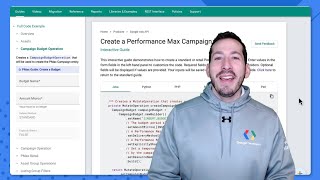 Performance Max for Developers - Campaign Budget & Campaign