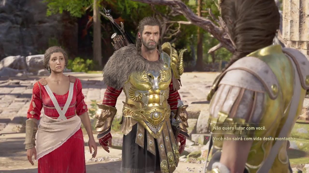 Использование факела в Assassins Creed Odyssey