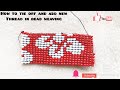 How to tie off and add thread in bead weaving for beginners/diy jewellery