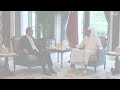 Seine Hoheit der Emir empfängt den Vorstandsvorsitzenden der Shell plc‑Gruppe