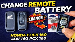 BIGLANG AYAW MAG START? Palitan ang Remote Battery ng Honda Click 160/ADV PCX 160 (1 MINUTE LANG!)