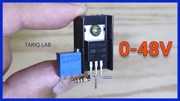 Adjustable Power Supply 0-48V Using IRFZ44N