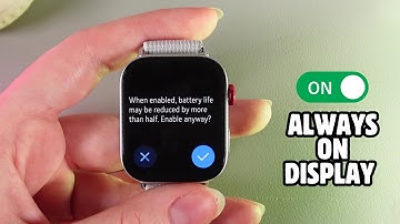 How to Enable Always On Display on Huawei Watch Fit 3