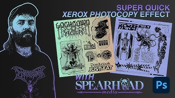 HOW TO: Simple Xerox/Photocopy Effect! - [Photoshop Tutorial] 2021