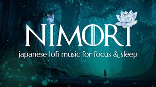 japanese slow dreamy lofi music for study relax and calm | Firefly Path In Blue Light | [NIMORI]