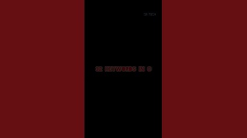 32 Keywords in C #keywords #cprogramming #shorts