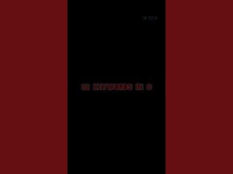 32 Keywords in C #keywords #cprogramming #shorts - YouTube