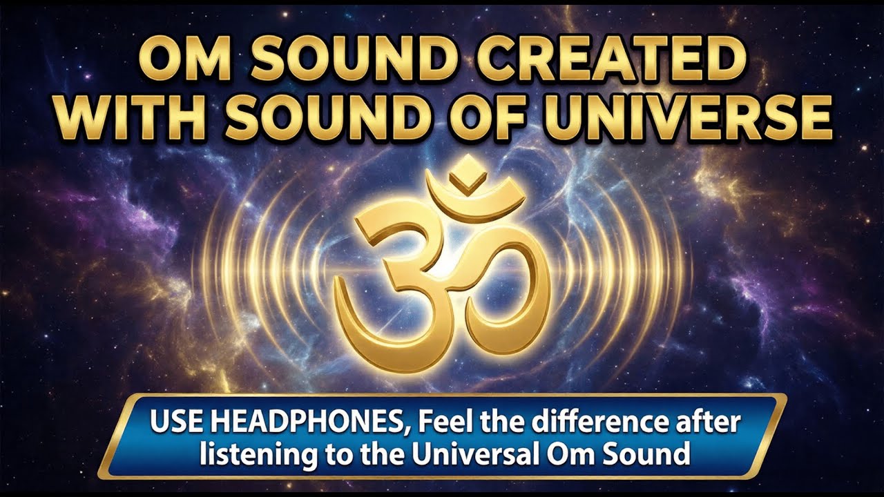 यह केवल OM नहीं, ऊर्जा का अनुभव है | Most Powerful OM Chanting for Deep Peace