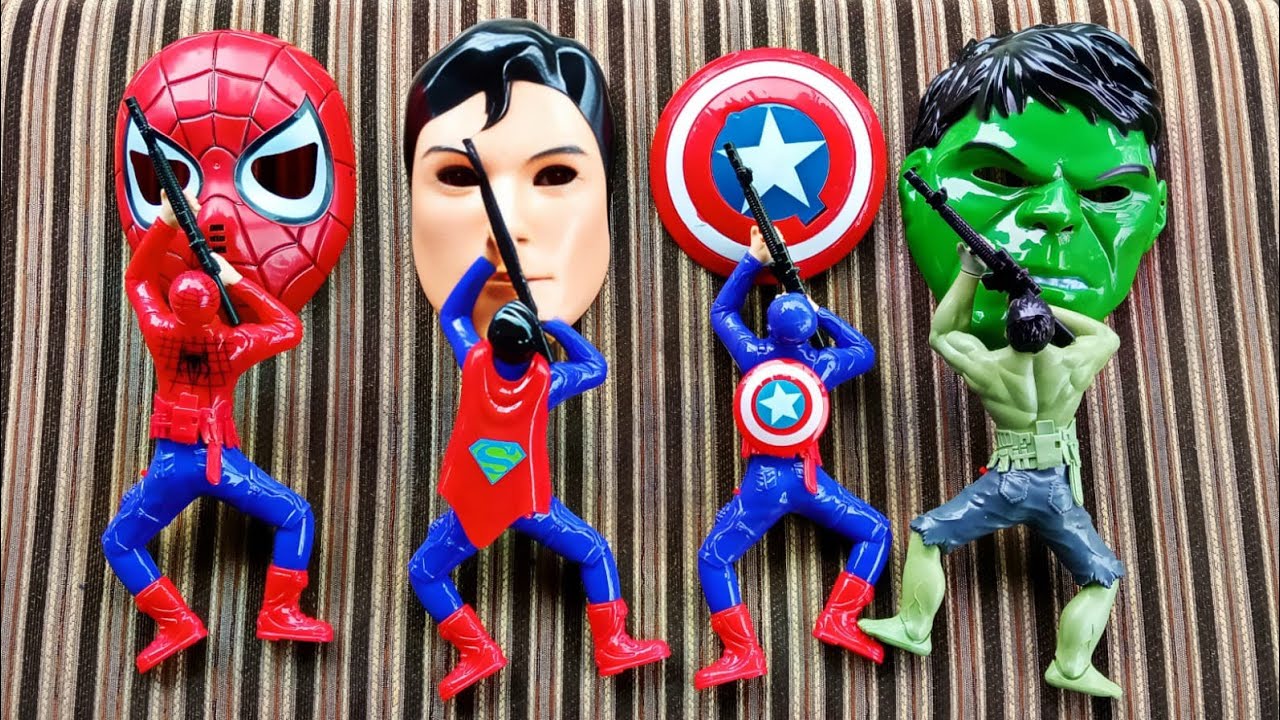 Marvel Avengers unboxing videos superhero toys Thanos Thor Batman Hulk Spider-Man 