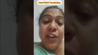 Hard Work Vocabulary 🔥 | English Sentences with Hindi Meaning | Motivation + Learning 💪 #Shorts