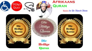 P103 of P607 DIE HEILIGE QURAN. The Quran in Afrikaans The Final Divine Scripture for ALL of Mankind