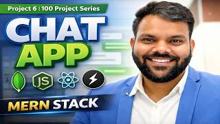 Build Real-Time Chat App with MERN Stack | Project 6 / 100 Projects Series