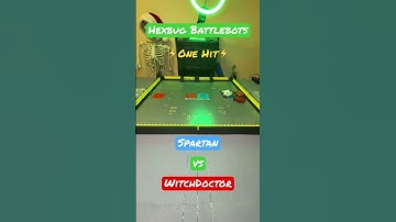 Spartan vs WitchDoctor  ⚡️One Hit⚡️  Hexbug Battlebots  #hexbugbattlebots #hexbugvideos #battlebots