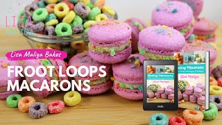 Froot Loops Macarons