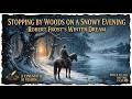 Stopping by Woods on a Snowy Evening — Robert Frost Poem Visualization with Song Performance