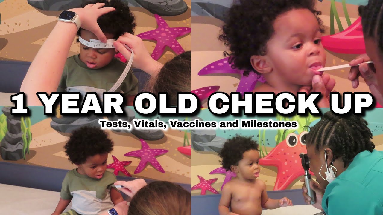 WHAT TO EXPECT AT A 1 YEAR OLD CHECK UP | Vaccines, Vitals and Milestones