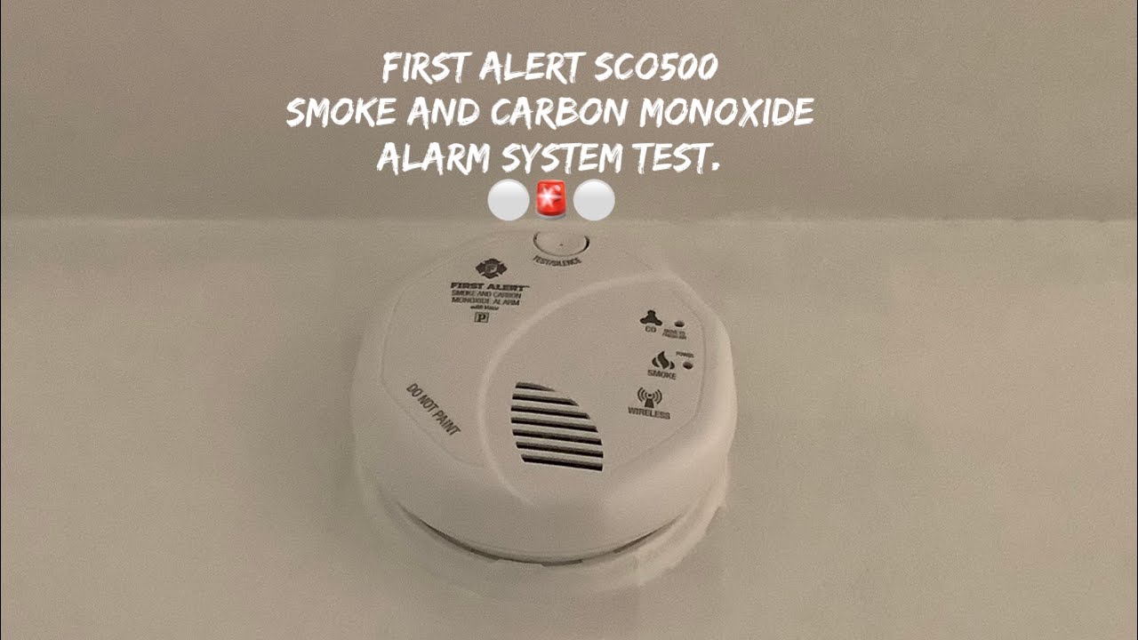 First Alert SCO500 Smoke & Carbon Monoxide Alarm System Test.🚨 - YouTube