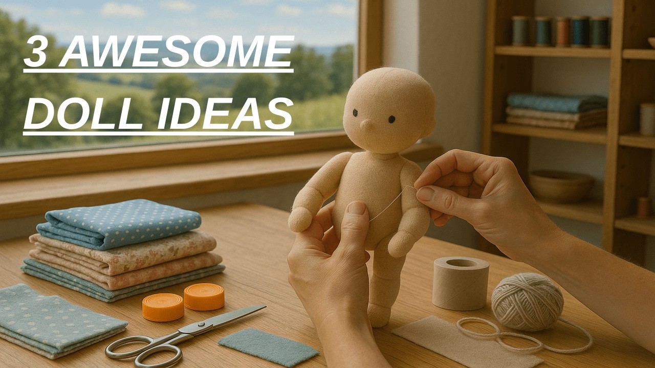 3 потрясающие идеи для куклы Тильда🎉Вы можете сделать их из ткани❤️Даже новички смогут это сделать