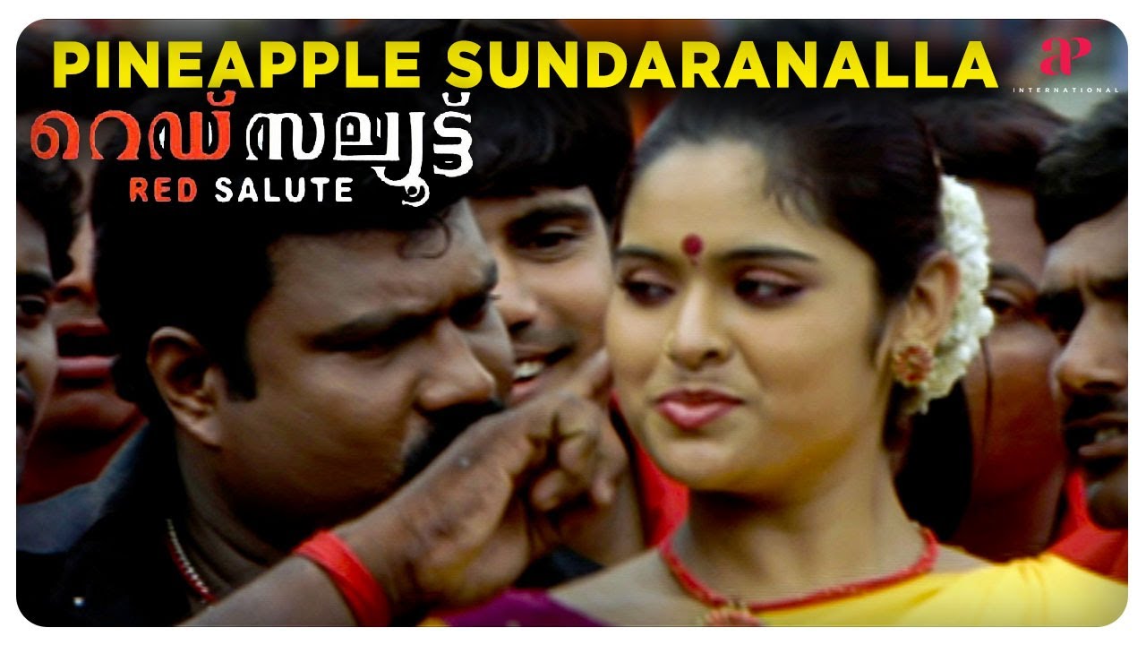 Pineapple Sundaranalla Video Song | Red Salute Malayalam Movie | Kalabhavan Mani | Alex Paul