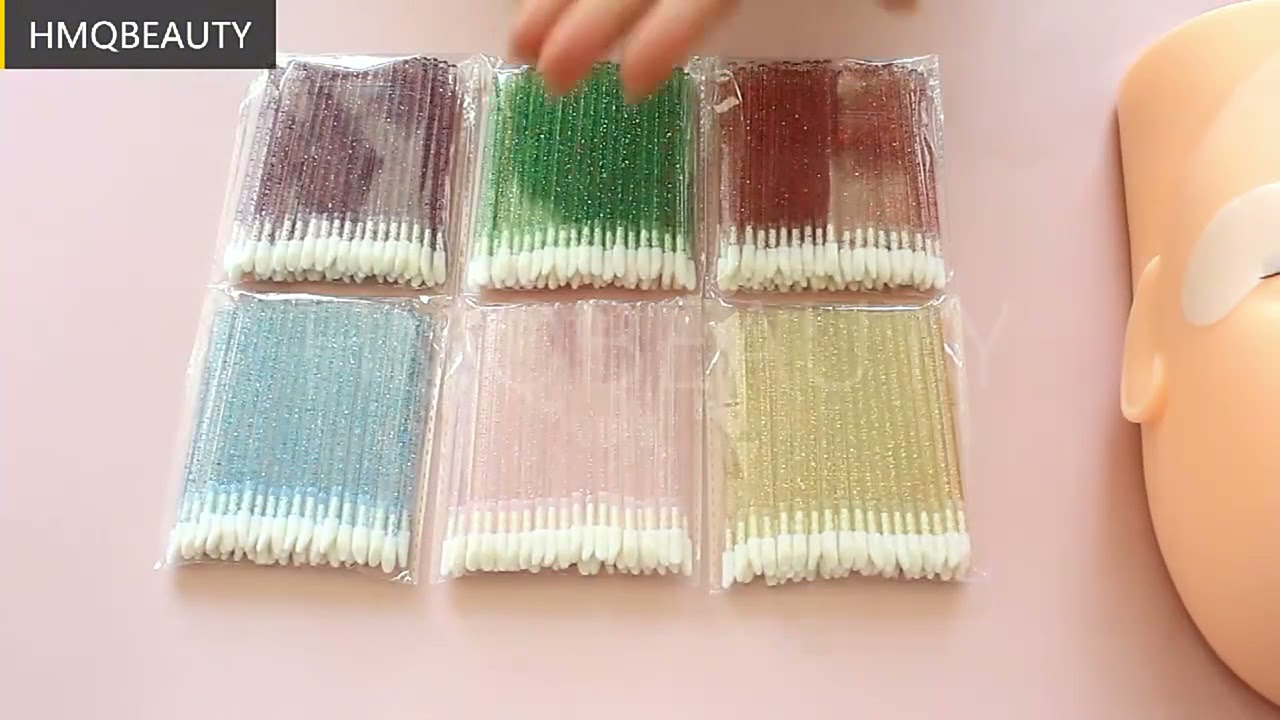 50pcs Disposable Eyelashes brush Individual Lash Removing Cleaning  Mascara Applicator