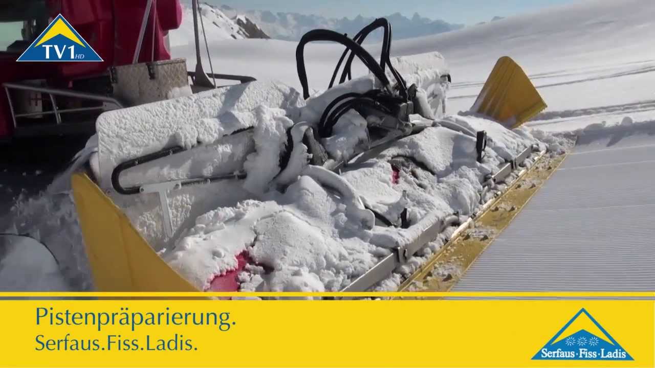 Pistenpräparierung.