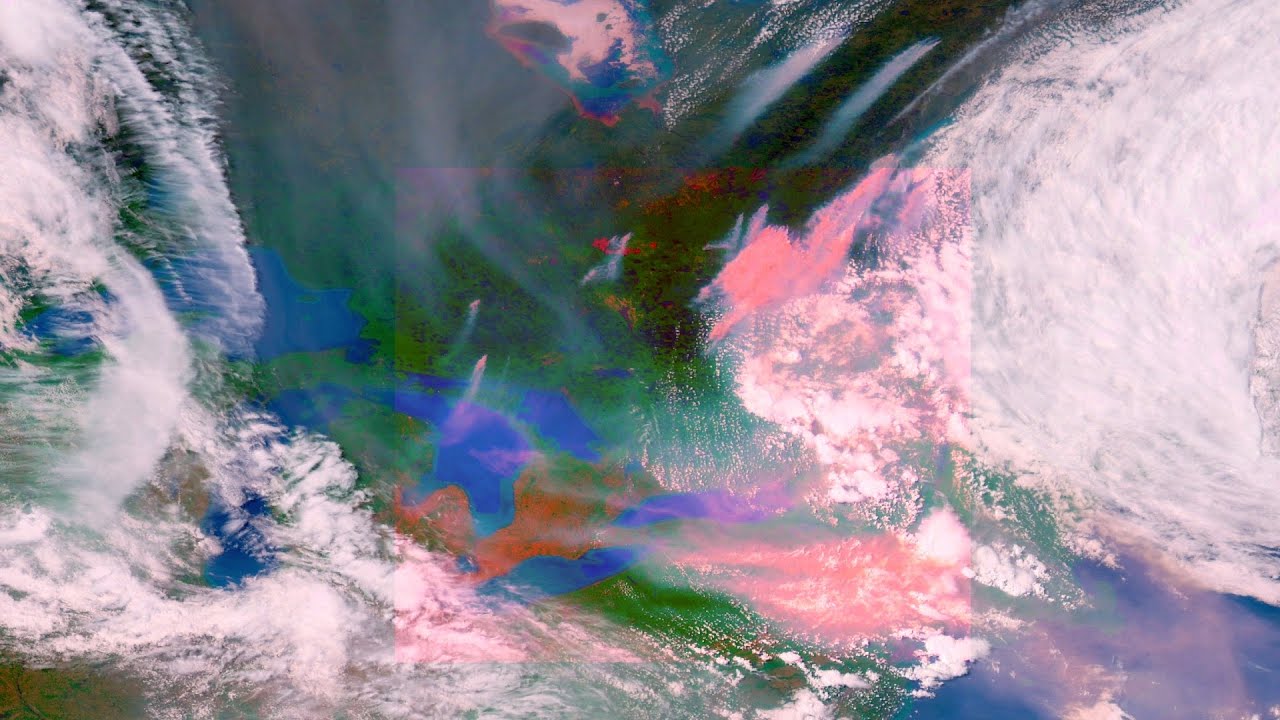 Satellite animation of 2023 Canadian Wildfires in 8K resolution (June 6 to June 9)