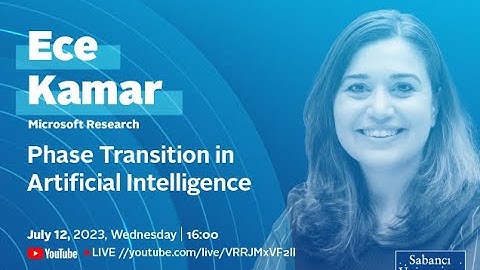 Phase Transition in Artificial Intelligence - Ece Kamar