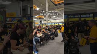 Tradespeople and wall-to-wall DEWALT®. Who knew paradise was going to be BLACK + YELLOW 🙋?