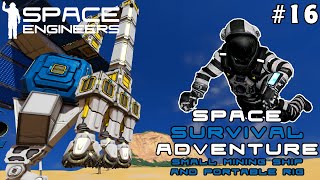Space Survival Adventure: Small Mining Ship & Portable Rig - A New Space Engineers Journey / Part 16 screenshot 5