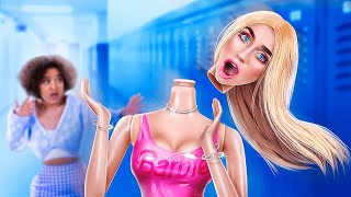 Barbie vs College Queen in Real Life! How to Become Popular in College!