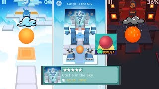 Rolling Sky - Castle In The Sky 100% All Gems Done